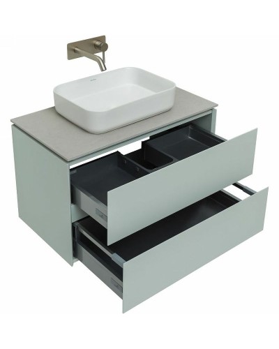 Тумба под раковину Allen Brau Infinity 85 1.21001.PWM подвесная Папирус матовый