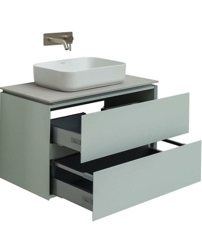 Тумба под раковину Allen Brau Infinity 85 1.21001.PWM подвесная Папирус матовый