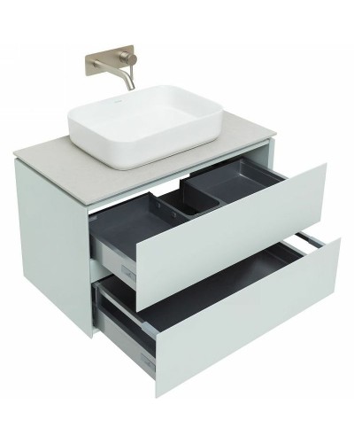 Тумба под раковину Allen Brau Infinity 85 1.21001.PWM подвесная Папирус матовый