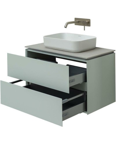 Тумба под раковину Allen Brau Infinity 85 1.21001.PWM подвесная Папирус матовый