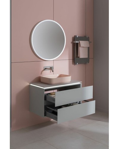 Тумба под раковину Allen Brau Infinity 85 1.21001.PWM подвесная Папирус матовый