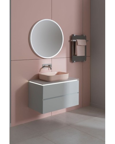 Тумба под раковину Allen Brau Infinity 85 1.21001.PWM подвесная Папирус матовый