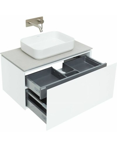 Тумба под раковину Allen Brau Infinity 85 1.21002.WM подвесная Белая матовая