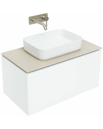 Тумба под раковину Allen Brau Infinity 85 1.21002.WM подвесная Белая матовая