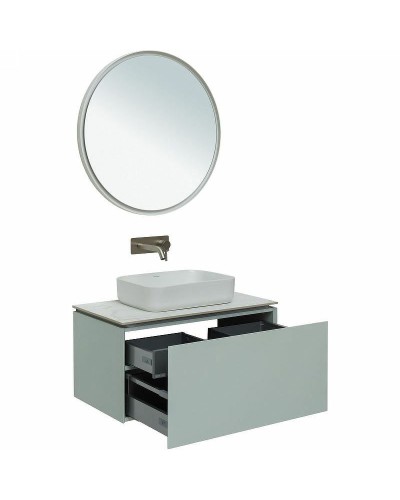 Тумба под раковину Allen Brau Infinity 85 1.21002.PWM подвесная Папирус матовый