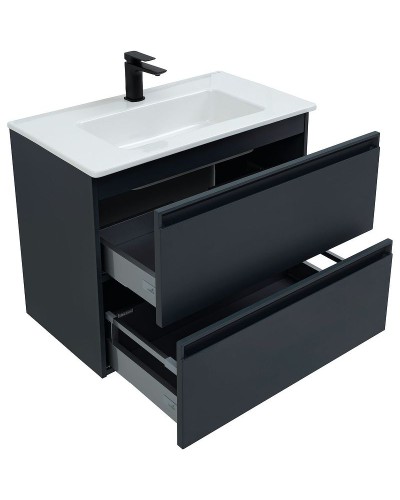 Тумба под раковину Allen Brau Eclipse 80 1.E1002.AM подвесная Антрацит матовый