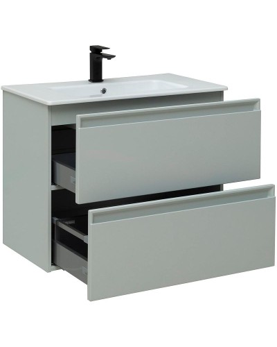 Тумба под раковину Allen Brau Eclipse 80 1.E1002.PWM подвесная Папирус матовый