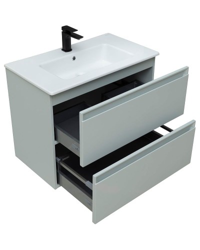 Тумба под раковину Allen Brau Eclipse 80 1.E1002.PWM подвесная Папирус матовый