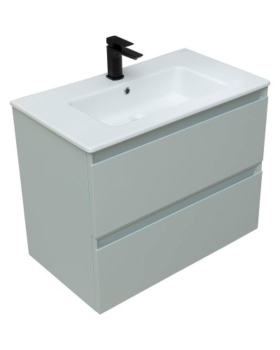 Тумба под раковину Allen Brau Eclipse 80 1.E1002.PWM подвесная Папирус матовый