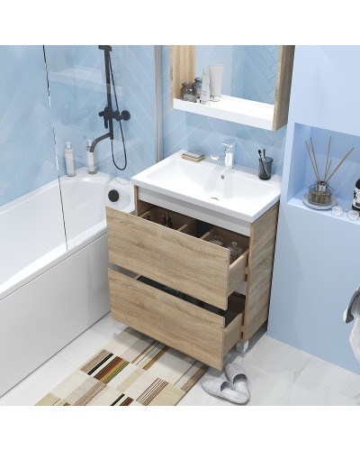 Тумба под раковину 1MarKa New Aris 60Н Ц0000019918 Дуб Сонома