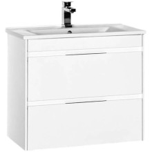 Тумба под раковину Aquanet Тулон 75 183395 подвесная Белая