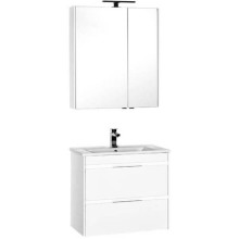 Тумба под раковину Aquanet Тулон 75 183395 подвесная Белая