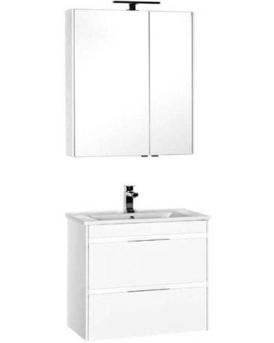 Тумба под раковину Aquanet Тулон 75 183395 подвесная Белая