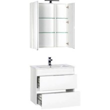 Тумба под раковину Aquanet Тулон 75 183395 подвесная Белая