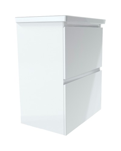 Тумба под раковину 1MarKa New Aris 60П Ц0000011988 подвесная Белый глянец