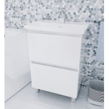 Тумба под раковину 1MarKa New Aris 70Н Ц0000019919 Белый глянец