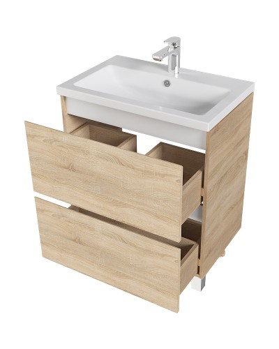 Тумба под раковину 1MarKa New Aris 70Н Ц0000019920 Дуб Сонома