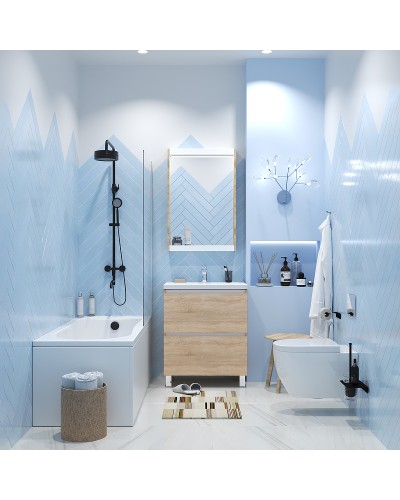 Тумба под раковину 1MarKa New Aris 70Н Ц0000019920 Дуб Сонома