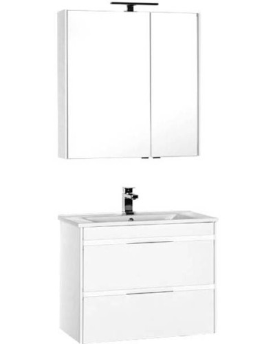 Тумба под раковину Aquanet Тулон 85 182724 подвесная Белая