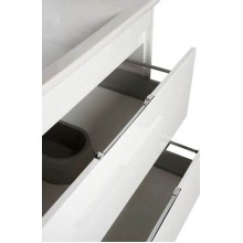 Тумба под раковину Aquanet Тулон 85 182724 подвесная Белая