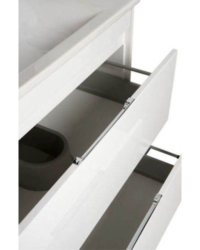 Тумба под раковину Aquanet Тулон 85 182724 подвесная Белая