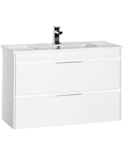 Тумба под раковину Aquanet Тулон 100 183396 подвесная Белая