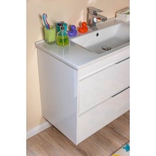 Тумба под раковину Aquanet Тулон 100 183396 подвесная Белая