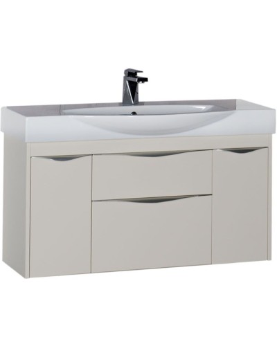 Тумба под раковину Aquanet Франка 105 183055 подвесная Белая