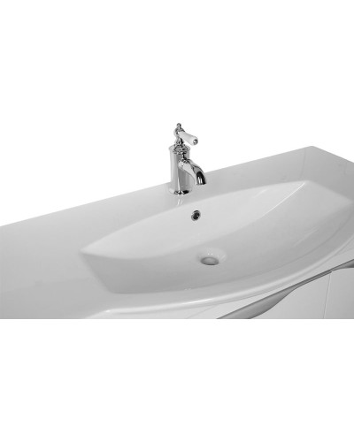 Тумба под раковину Aquanet Франка 105 183055 подвесная Белая