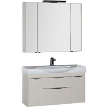 Тумба под раковину Aquanet Франка 105 183055 подвесная Белая