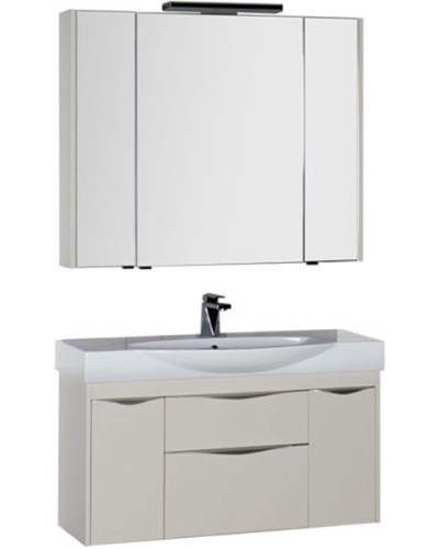 Тумба под раковину Aquanet Франка 105 183055 подвесная Белая