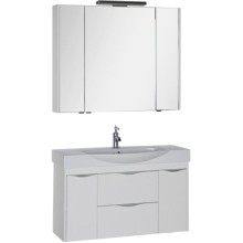 Тумба под раковину Aquanet Франка 105 183055 подвесная Белая