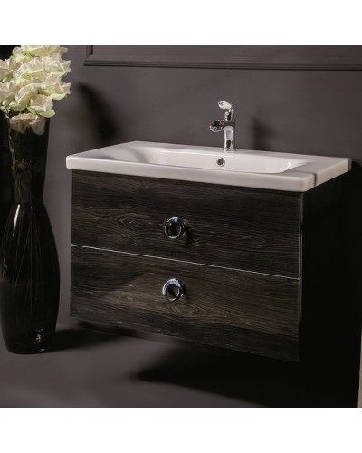 Тумба под раковину Boheme Armadi Art NeoArt 80 830-080-BW подвесная Black Wood