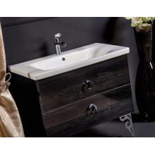 Тумба под раковину Boheme Armadi Art NeoArt 80 830-080-BW подвесная Black Wood