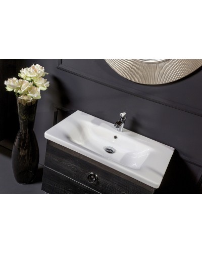 Тумба под раковину Boheme Armadi Art NeoArt 80 830-080-BW подвесная Black Wood