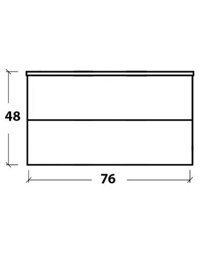 Тумба под раковину Boheme Armadi Art NeoArt 80 830-080-BW подвесная Black Wood