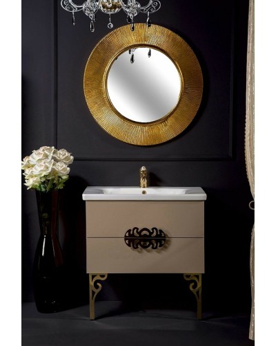 Тумба под раковину Boheme Armadi Art NeoArt 100 830-100-CP подвесная Cappucino