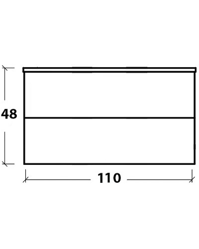Тумба под раковину Boheme Armadi Art NeoArt 110 831-110-CP подвесная Cappucino
