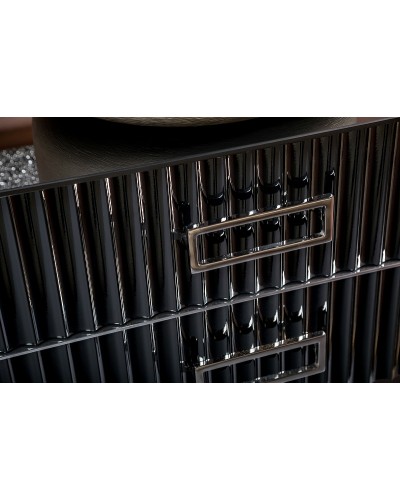 Тумба под раковину Boheme Armadi Art Monaco 80 866-080-BCR Черный глянец Хром