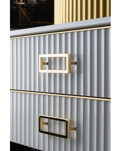 Тумба под раковину Boheme Armadi Art Monaco 80 867-080-WG Белая глянец Золото