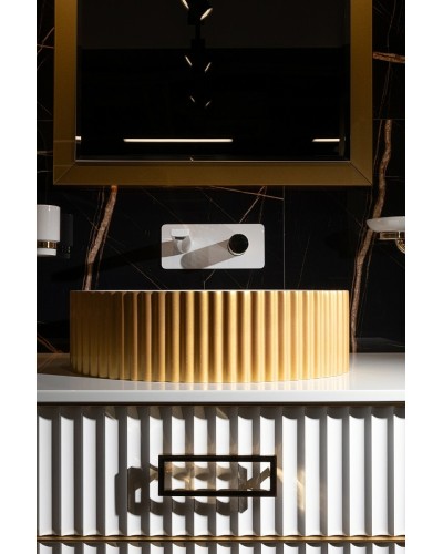 Тумба под раковину Boheme Armadi Art Monaco 80 867-080-WG Белая глянец Золото