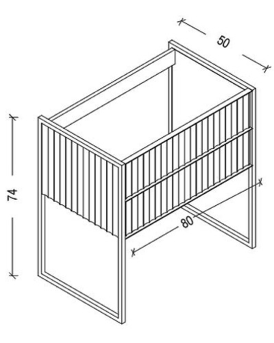 Тумба под раковину Boheme Armadi Art Monaco 80 867-080-WG Белая глянец Золото