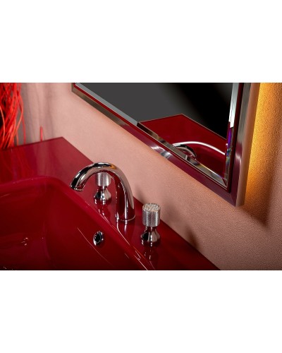 Тумба под раковину Boheme Armadi Art Monaco 100 866-100-RG Бордо глянец Золото