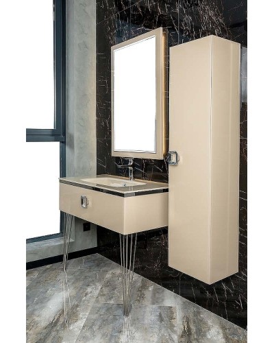 Тумба под раковину Boheme Armadi Art Lucido 100 770-100-CP подвесная Капучино