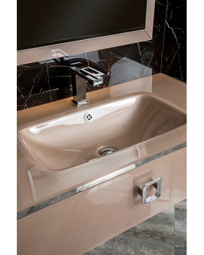 Тумба под раковину Boheme Armadi Art Lucido 100 770-100-Rose подвесная Пыльная роза