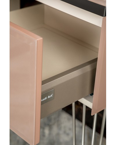 Тумба под раковину Boheme Armadi Art Lucido 100 770-100-Rose подвесная Пыльная роза