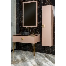 Тумба под раковину Boheme Armadi Art Lucido 100 770-100-Rose подвесная Пыльная роза