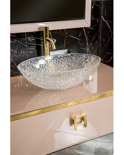 Тумба под раковину Boheme Armadi Art Lucido 100 770-100-Rose подвесная Пыльная роза