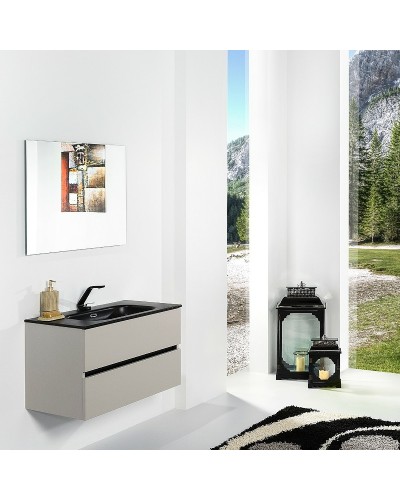 Тумба под раковину Boheme Armadi Art Vallessi 100 837-100-C mat подвесная Кашемир матовый