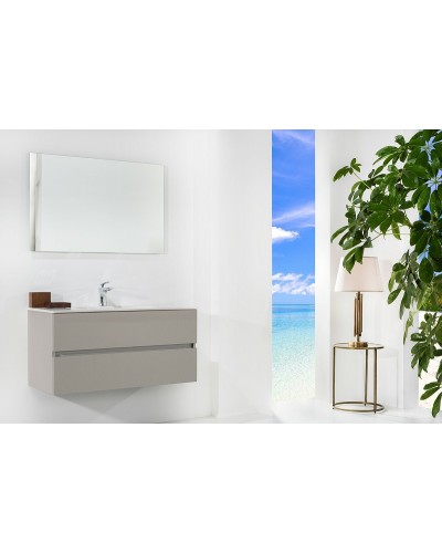 Тумба под раковину Boheme Armadi Art Vallessi 100 837-100-C mat подвесная Кашемир матовый